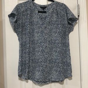 BANANA REPUBLIC Leopard Print Blouse Size M
